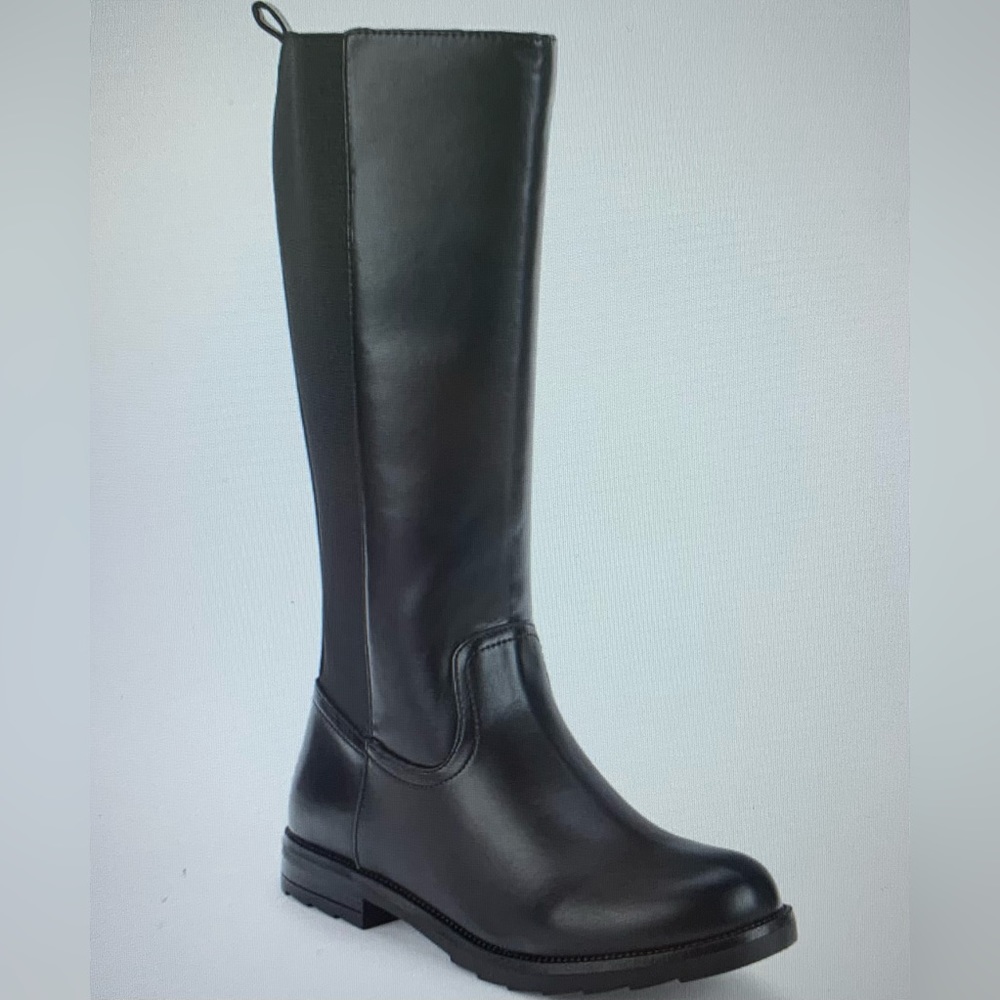 Little girls tall boots size 2 color black